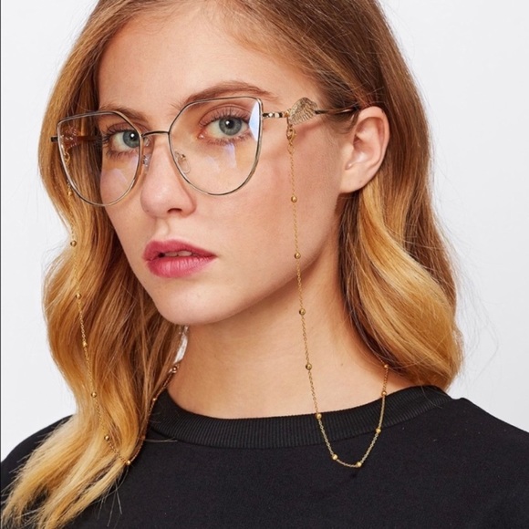 boutique Accessories - Gold Bead Bauble Sunglasses Chain Strap Lanyard